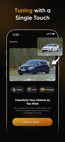 CarMod - Car modification AI iPhone screenshot
