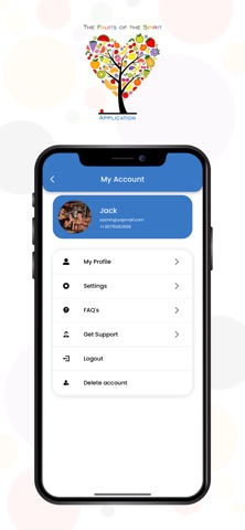 Fruit of the Spirit mobile app screenshot