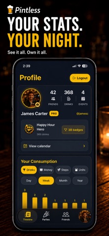 Pintless: Pub Crawl & Drinks Screenshot 4 of 10
