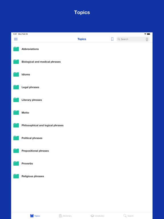 Screenshot #4 pour Latin phrases and vocabulary