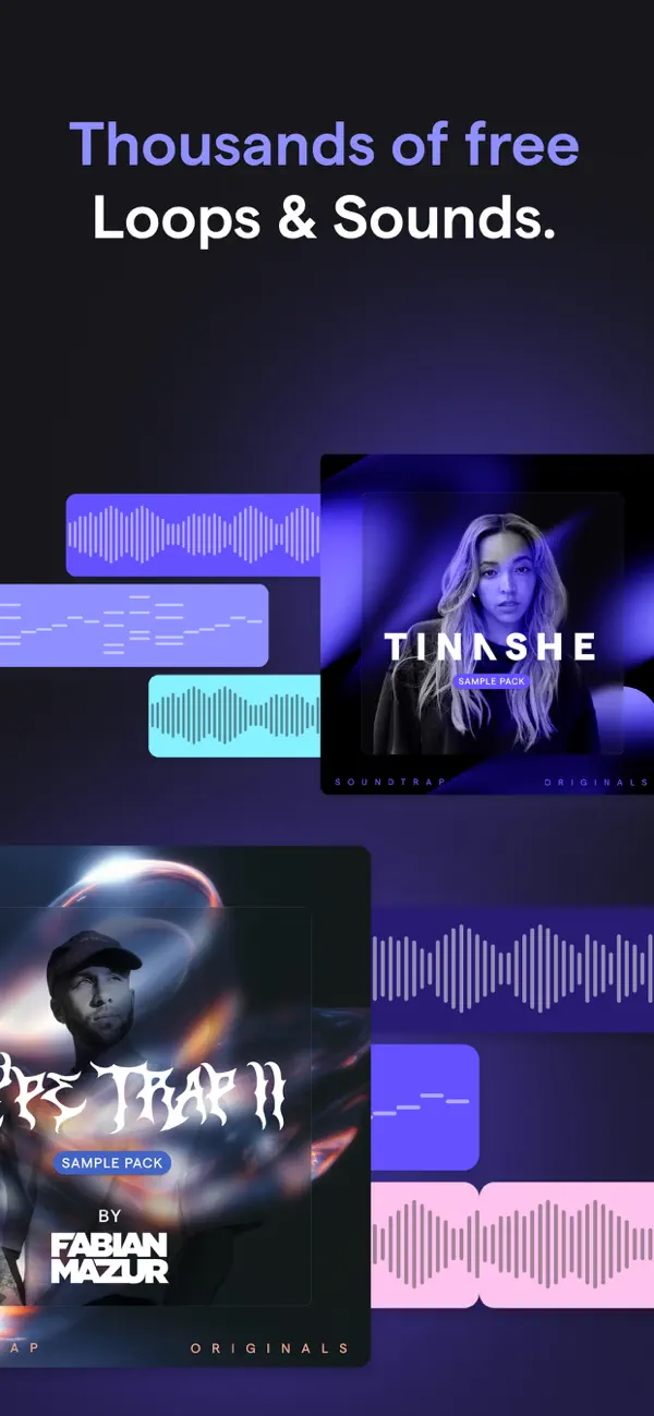 Soundtrap: Music Making Studio iOS app screenshot showing feature 3
