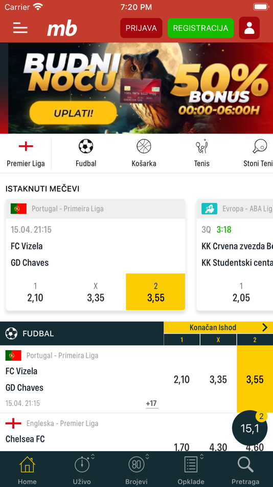 Meridianbet.ME - 5.5.1 - (iOS)