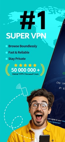 VPN - Super Proxy Screenshot 1 of 3