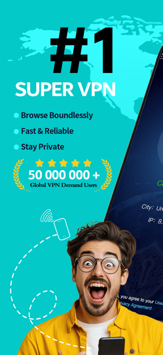 VPN - Super Proxy Screenshot 1 of 3