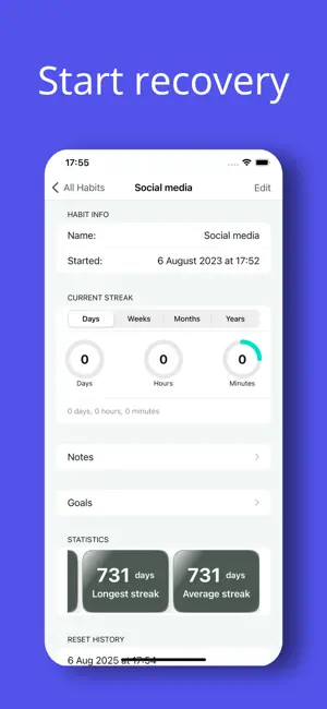 Habit Tracker - Days Since screenshot 3