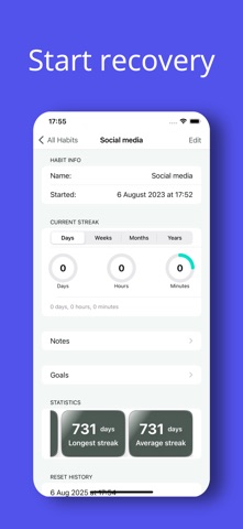 Habit Tracker - Days Since Screenshot 3 of 6