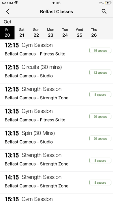 Ulster University Sport Screenshot