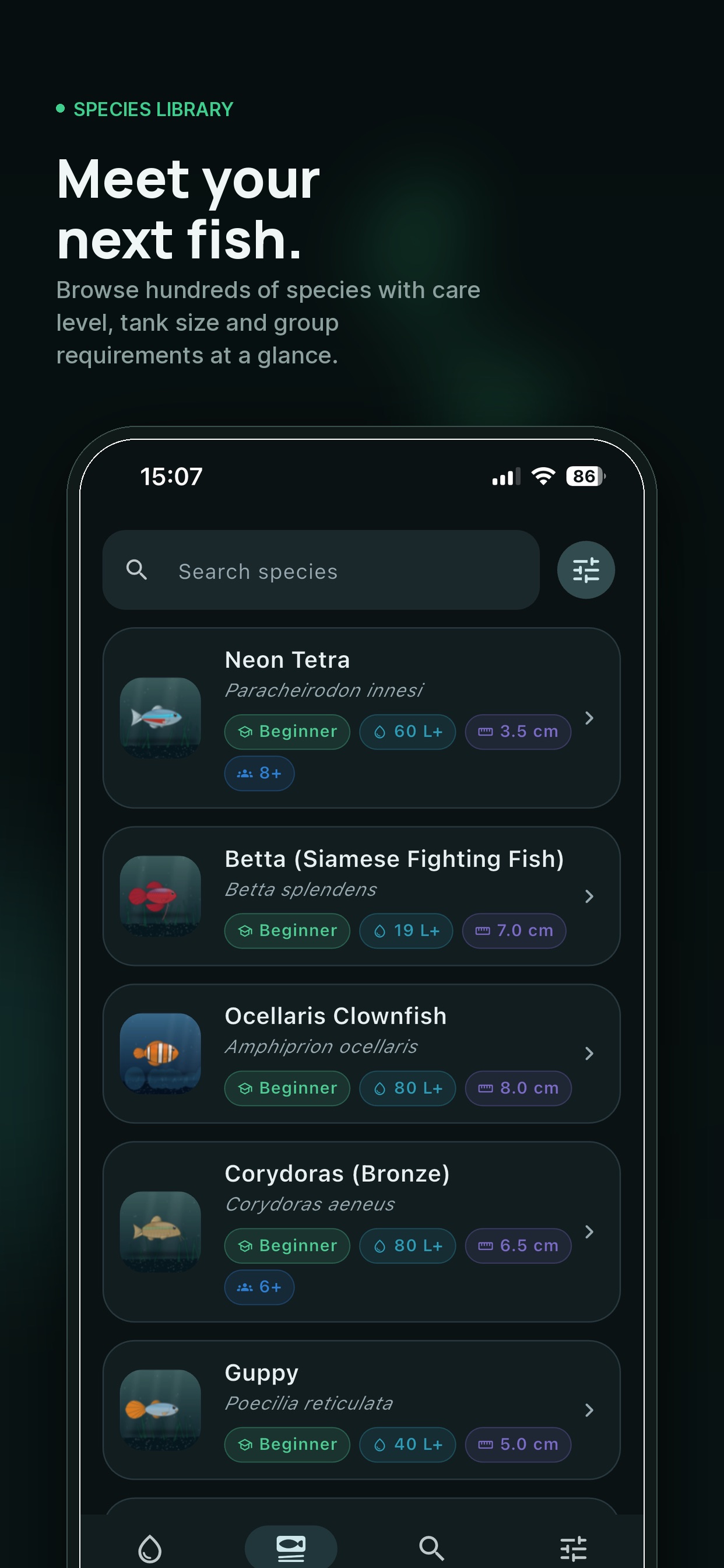 Screenshot 4 of Tankside: Fish & Aquarium Care