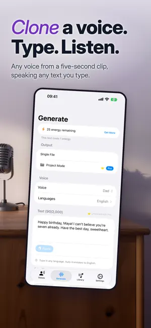VoiceNPC: AI Voice Clone & TTS screenshot 3