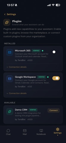 TendBot screenshot