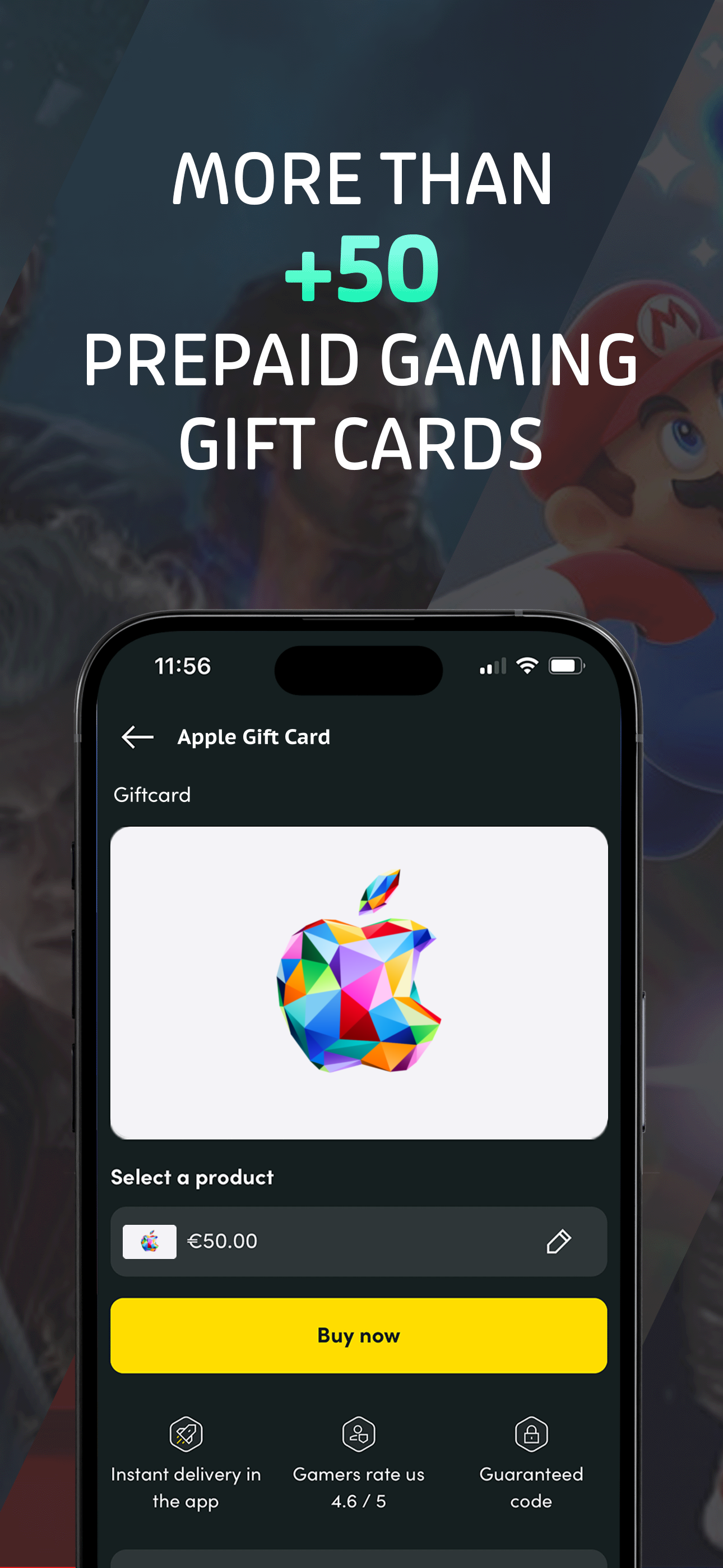Startselect: Gift Cards