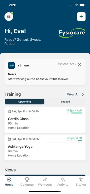 Fysiocare screenshot 2