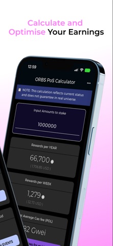 ORBS PoS Info screenshot