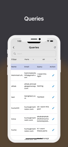 Car2Parts Admin screenshot