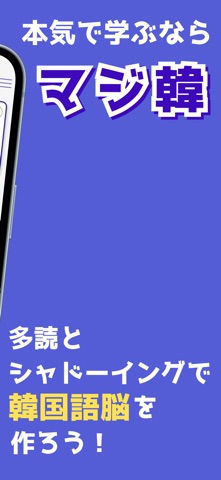 韓国語の単語・文法の暗記アプリ：音声・例文付き - マジ韓 screenshot