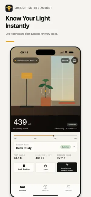 Lux Light Meter: Illuminance screenshot 1