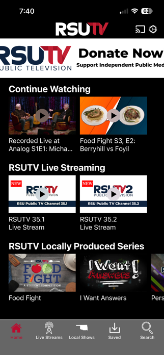 RSUTV Screenshot 1 of 3