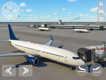City Plane Flight Sim Games 3D iPad screenshot