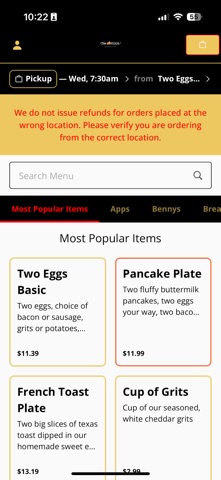 Two Eggs App Screenshot 3 of 3