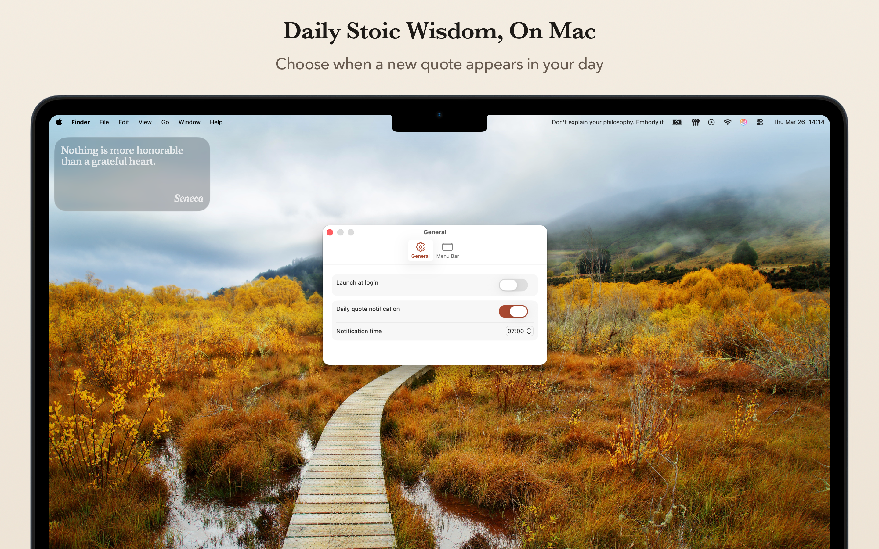 Stoic Focus: Daily Quotes screenshot 16