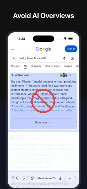 Clear Search for Safari screenshot 2