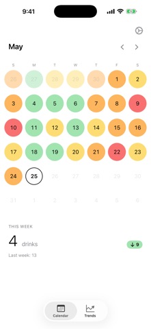 Tabula — Alcohol Tracker Screenshot 1 of 8