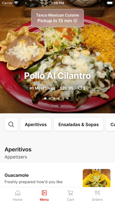 App screenshot