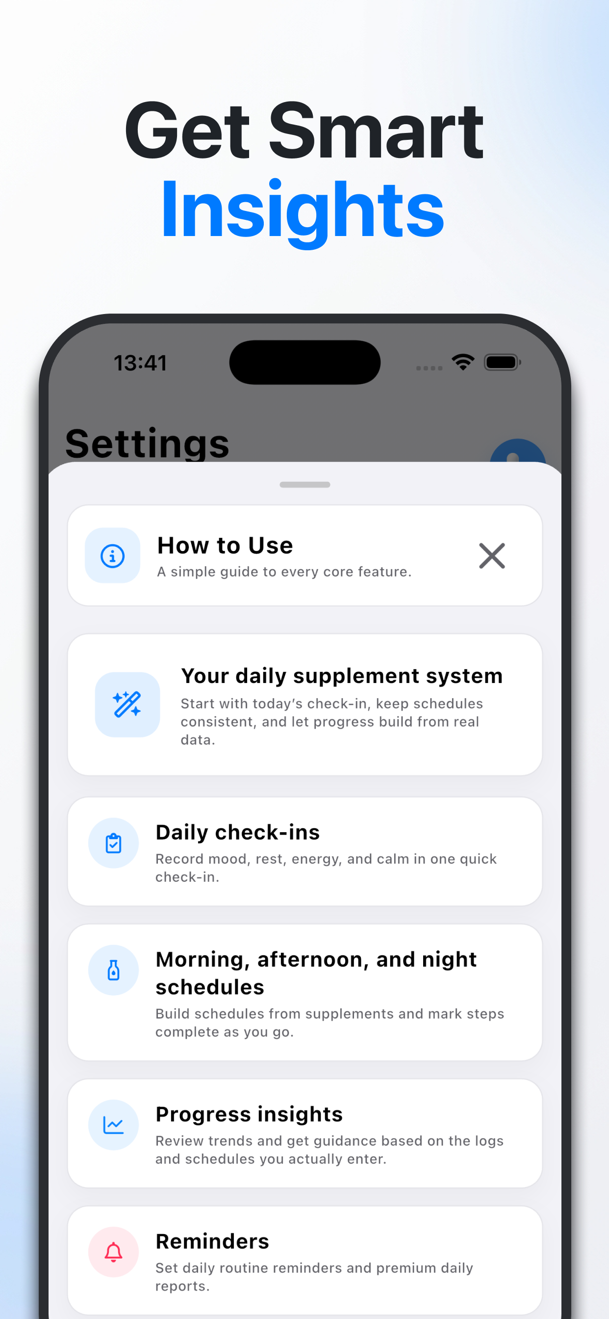 Supplement & Routine Tracker