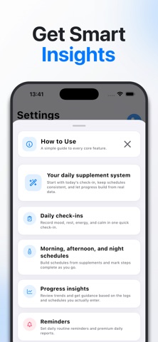 Supplement & Routine Tracker iPhone screenshot