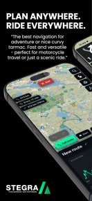 Stegra.io - Motorcycle GPS screenshot
