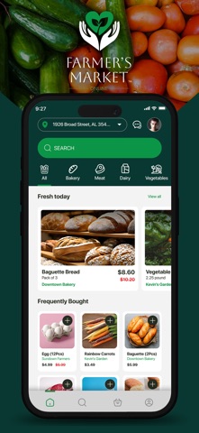 Farmer's Market Online iPhone screenshot