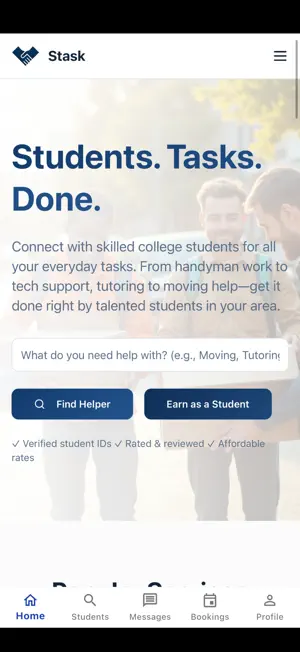 Stask - Hire Students screenshot 1