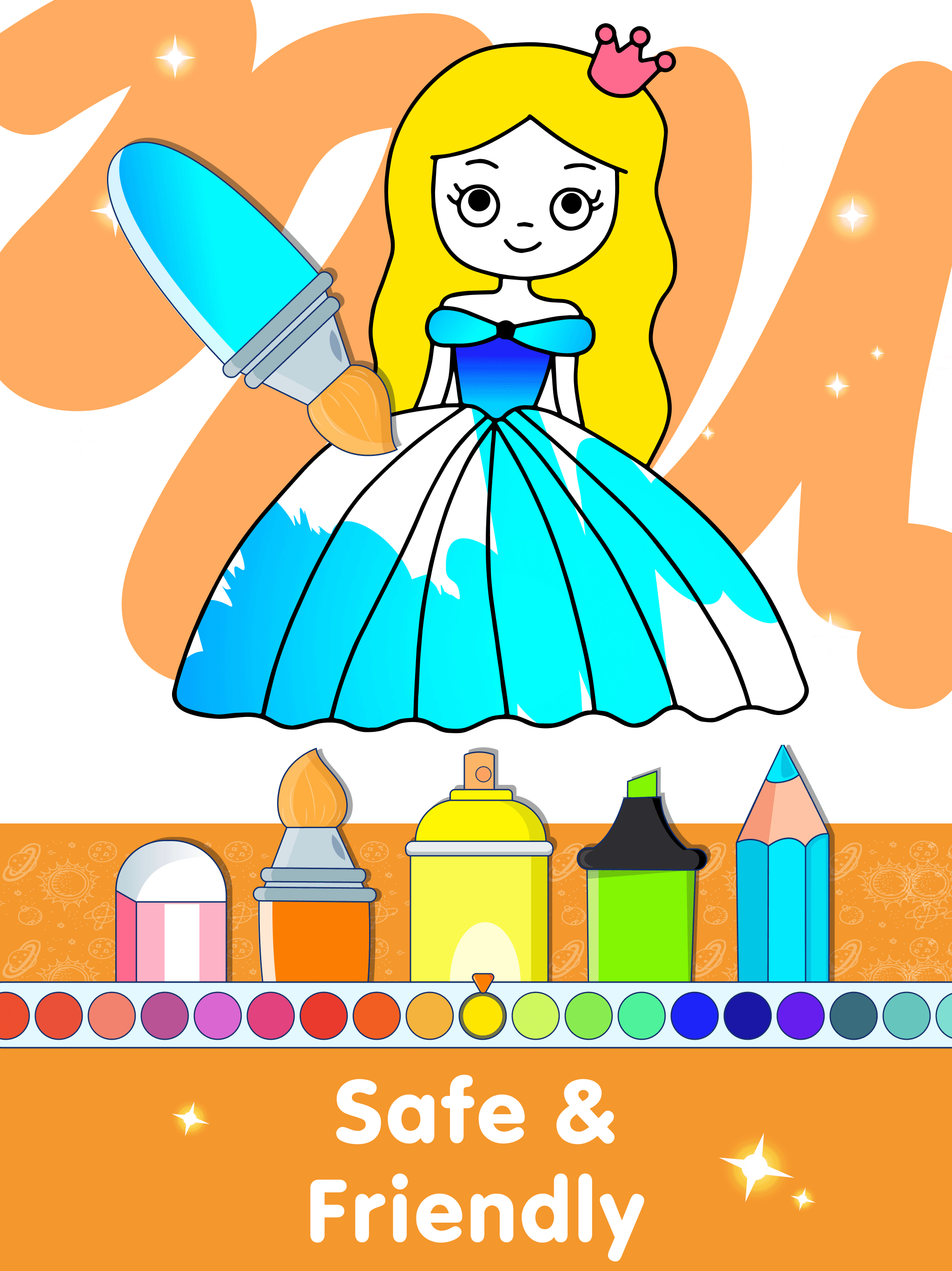 Drawing App Kids Coloring Book