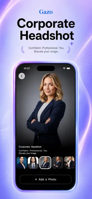 Gazo: AI Headshot & Portrait screenshot 4