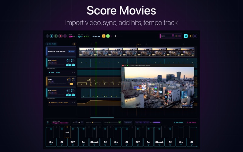 NeonDAW Recording Studio iPhone screenshot