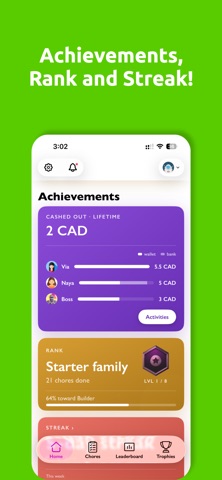 Talkio: Family Chores iPhone screenshot