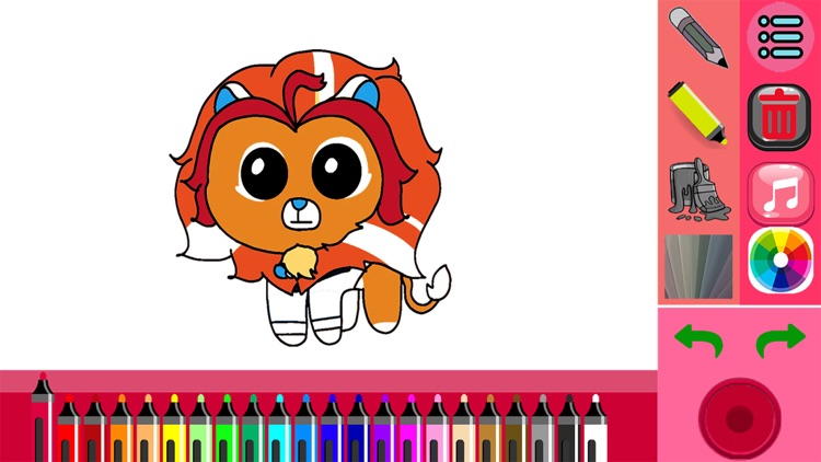 Coloring Indigo Rabbit Art