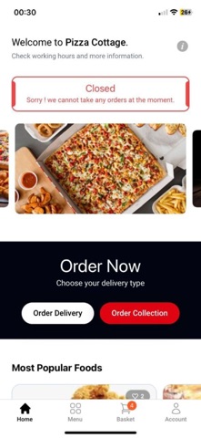 Pizza Cottage Harborne screenshot