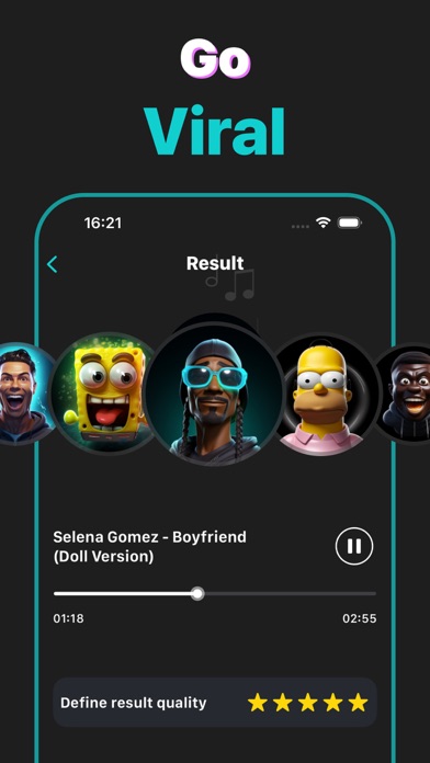 AI Voice Over Screenshot