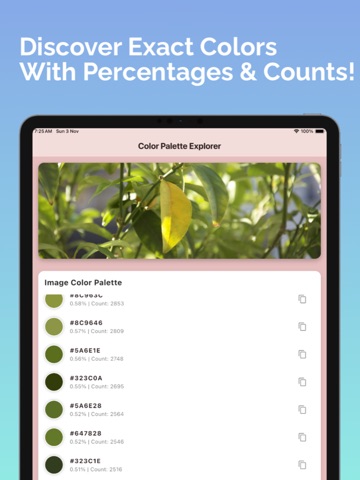 Color Palette Generator Pro iPad screenshot