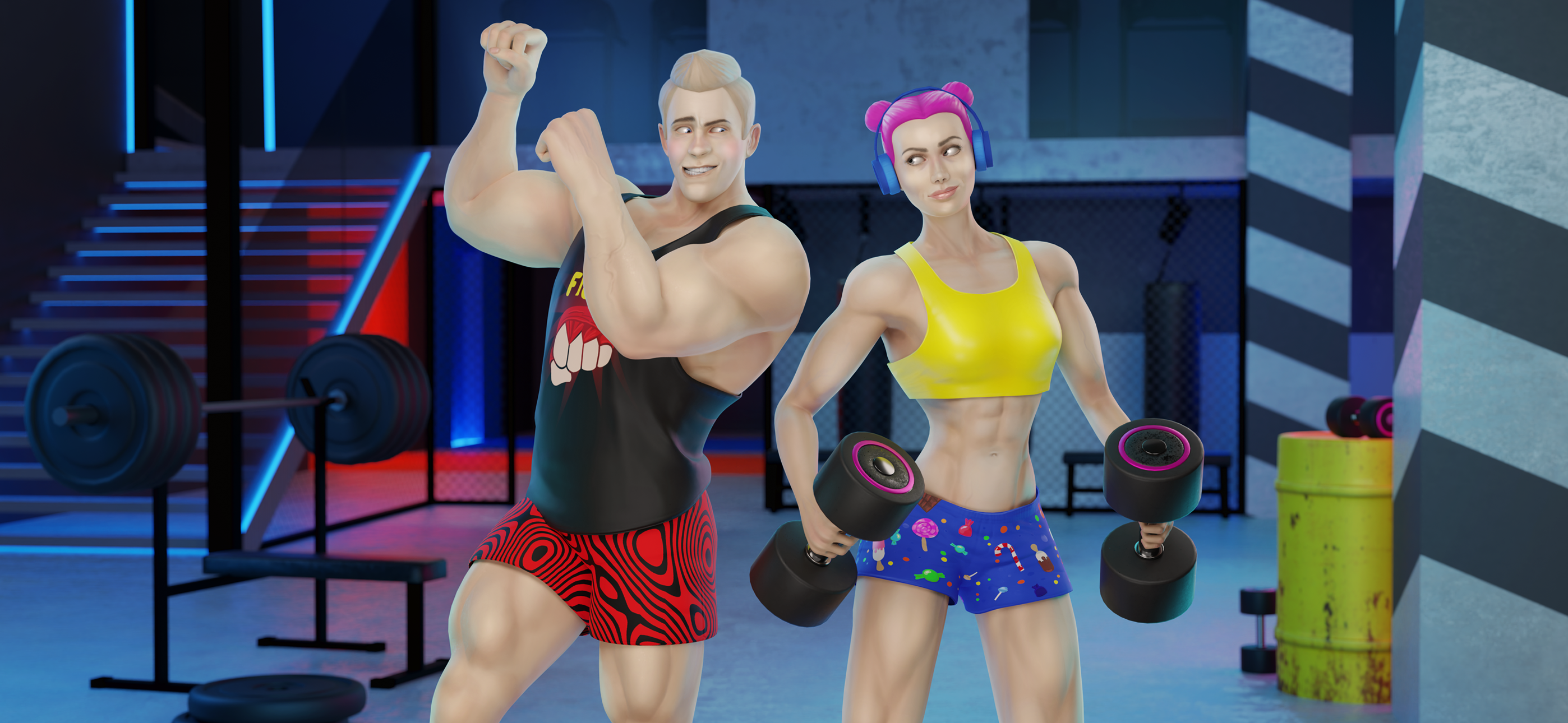 Fitness Gym Bodybuilding Pump