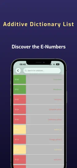 Screenshot von Foodie Scanner auf dem iPhone 1
