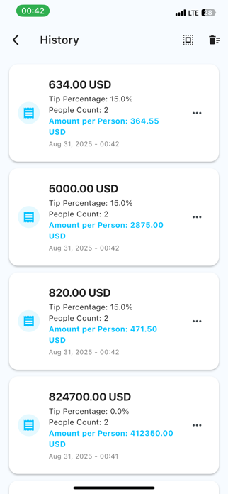 Tip And Split Screenshot 2 of 4