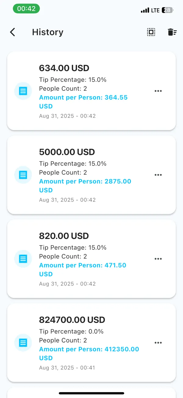#2. Tip And Split (iOS) Göre: Mohammed Taleb brahim