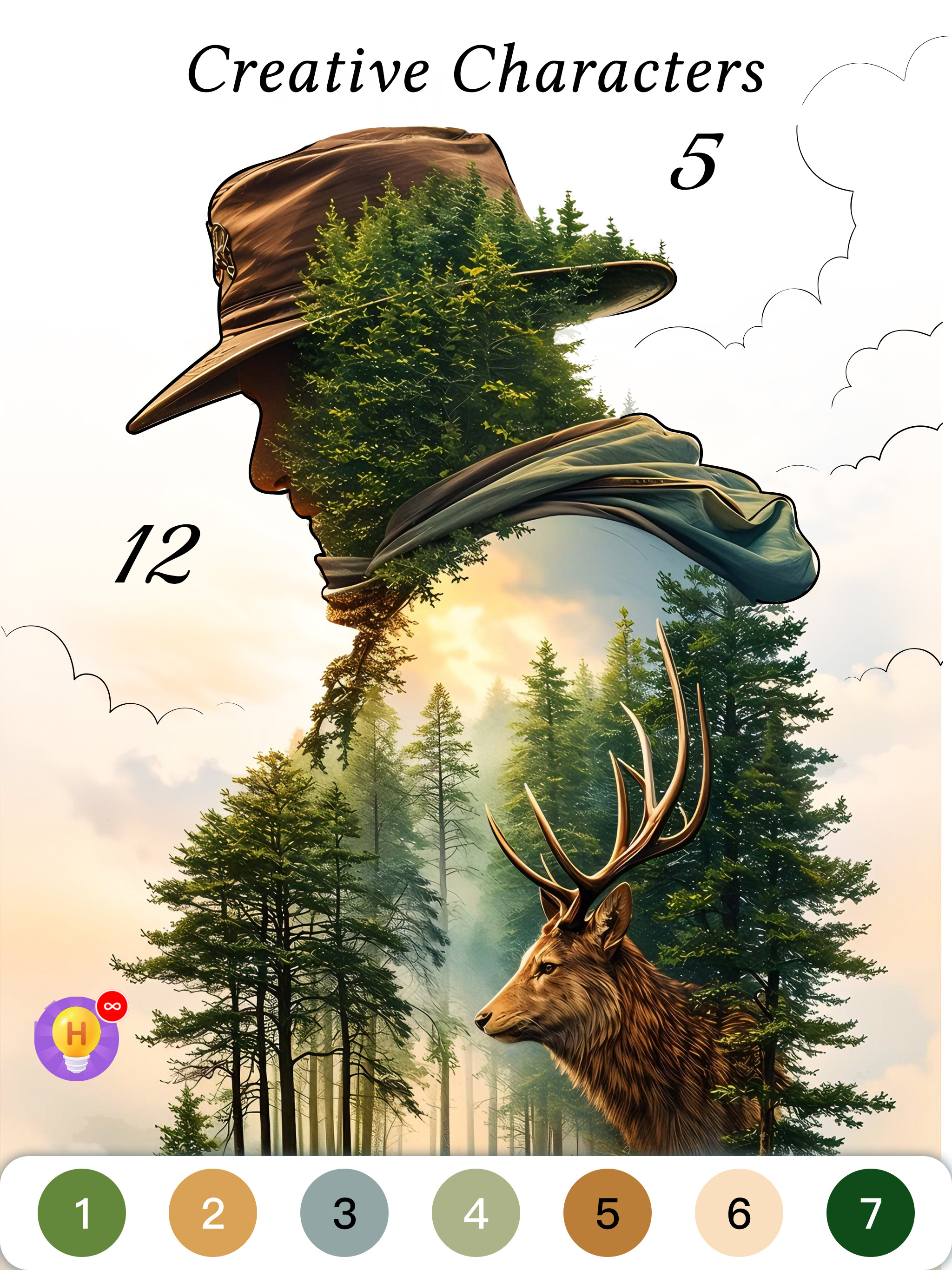 Classic Scene Color by Number