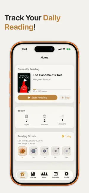 BookPods: Reading Tracker screenshot 1