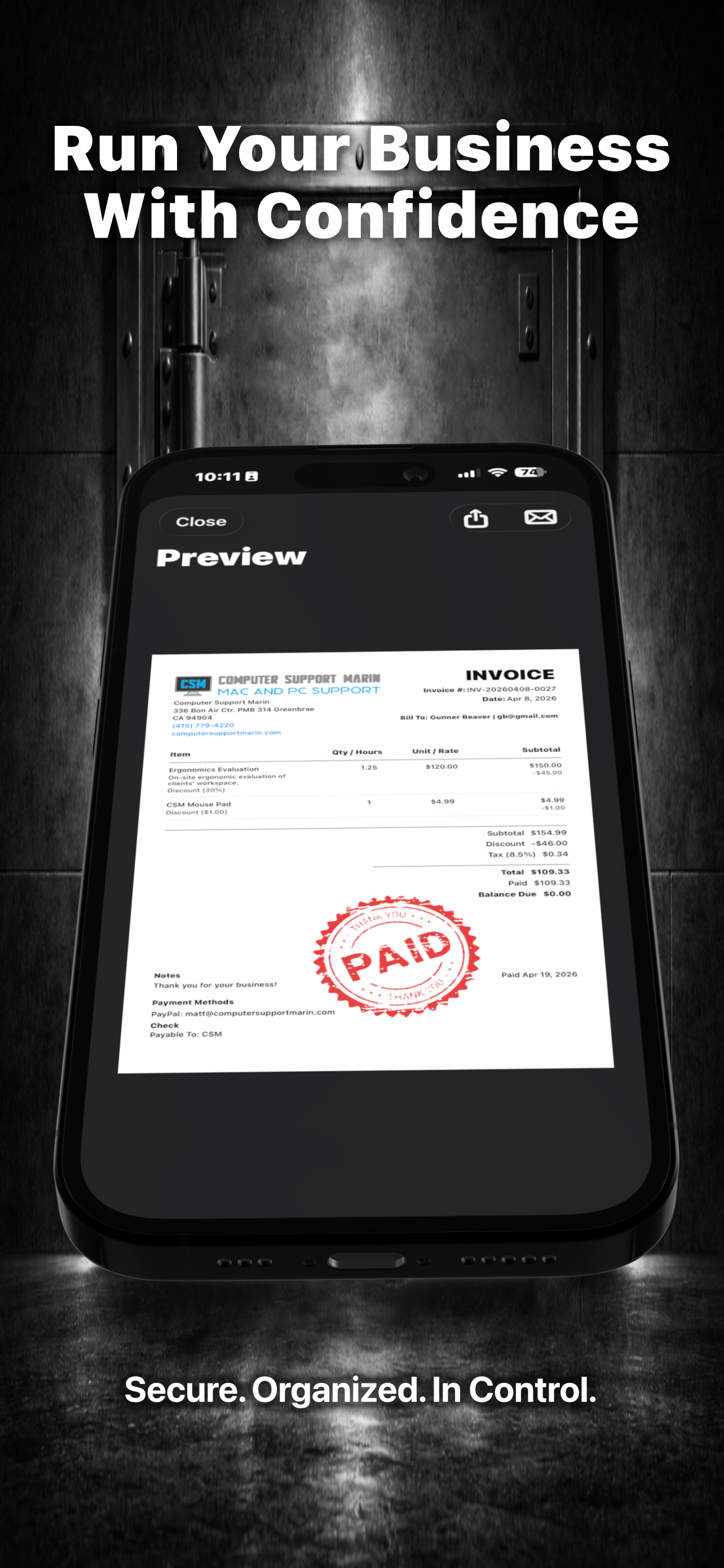 Titanium Invoice