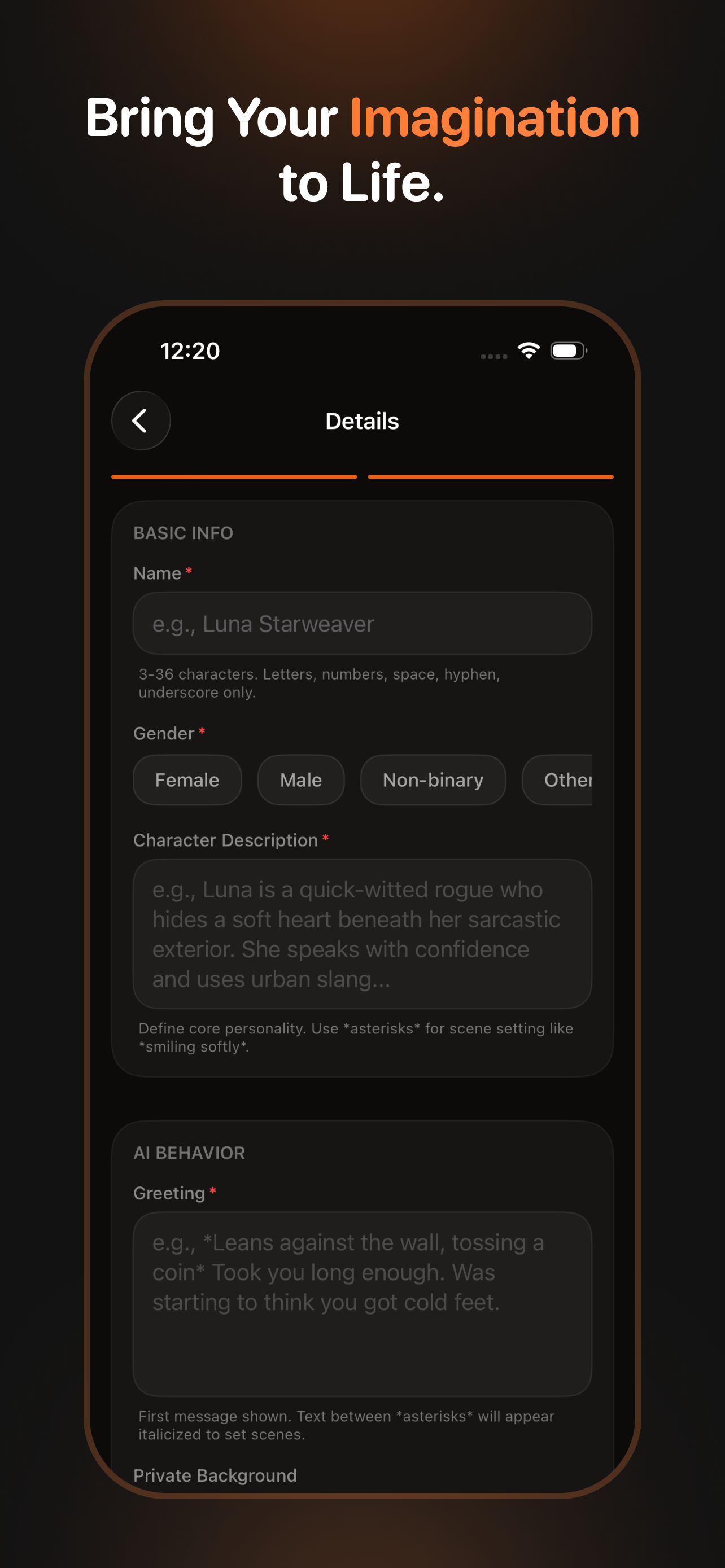 CRAI - Chat with AI Characters screenshot 4