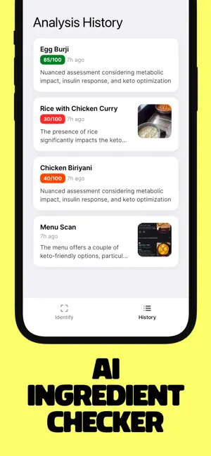 AI Food Scanner: Keto Meter screenshot 2