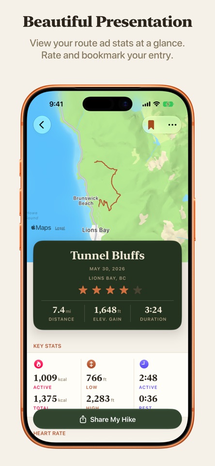 Waymark: Hiking Journal screenshot 2